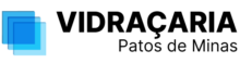 logo vidraçaria patos de minas